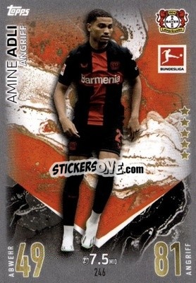 Sticker Amine Adli - German Fussball Bundesliga 2023-2024. Match Attax
 - Topps