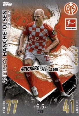 Sticker Andreas Hanche-Olsen - German Fussball Bundesliga 2023-2024. Match Attax
 - Topps