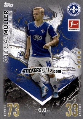 Sticker Andreas Müller - German Fussball Bundesliga 2023-2024. Match Attax
 - Topps