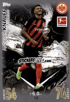 Sticker Ansgar Knauff - German Fussball Bundesliga 2023-2024. Match Attax
 - Topps