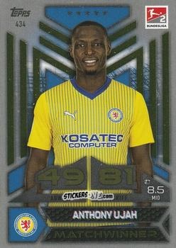 Cromo Anthony Ujah - German Fussball Bundesliga 2023-2024. Match Attax
 n. 434 - Topps