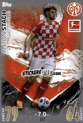 Sticker Anton Stach - German Fussball Bundesliga 2023-2024. Match Attax
 - Topps