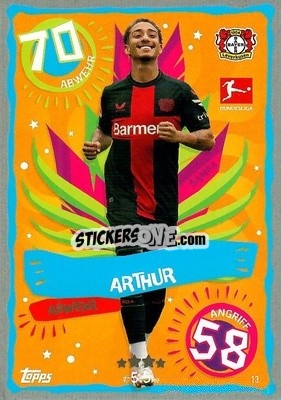 Sticker Arthur - German Fussball Bundesliga 2023-2024. Match Attax
 - Topps