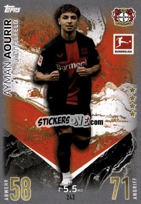 Sticker Aymen Aourir - German Fussball Bundesliga 2023-2024. Match Attax
 - Topps