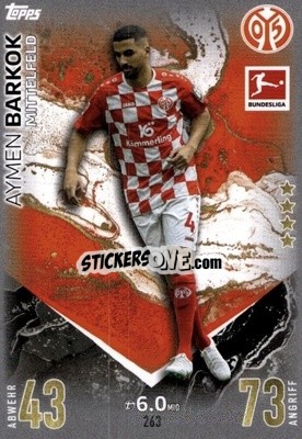 Sticker Aymen Barkok - German Fussball Bundesliga 2023-2024. Match Attax
 - Topps