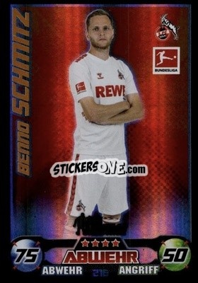 Sticker Benno Schmitz - German Fussball Bundesliga 2023-2024. Match Attax
 - Topps
