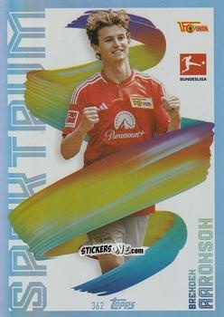 Sticker Brenden Aaronson - German Fussball Bundesliga 2023-2024. Match Attax
 n. 362 - Topps