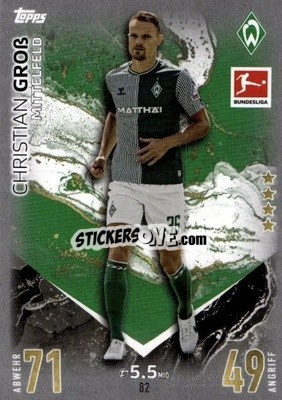 Sticker Christian Groß - German Fussball Bundesliga 2023-2024. Match Attax
 - Topps