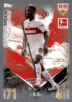 Cromo Clinton Mola - German Fussball Bundesliga 2023-2024. Match Attax
 n. 314 - Topps