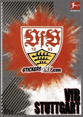 Sticker Clubkarte - German Fussball Bundesliga 2023-2024. Match Attax
 n. 307 - Topps