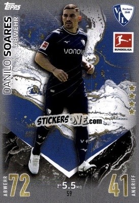 Cromo Danilo Soares - German Fussball Bundesliga 2023-2024. Match Attax
 - Topps
