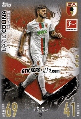 Sticker David Colina - German Fussball Bundesliga 2023-2024. Match Attax
 - Topps