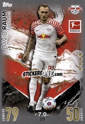 Cromo David Raum - German Fussball Bundesliga 2023-2024. Match Attax
 - Topps