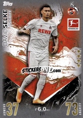 Sticker Davie Selke - German Fussball Bundesliga 2023-2024. Match Attax
 - Topps