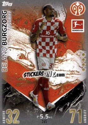 Cromo Delano Burgzorg - German Fussball Bundesliga 2023-2024. Match Attax
 - Topps