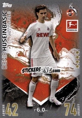 Sticker Denis Huseinbasic - German Fussball Bundesliga 2023-2024. Match Attax
 - Topps