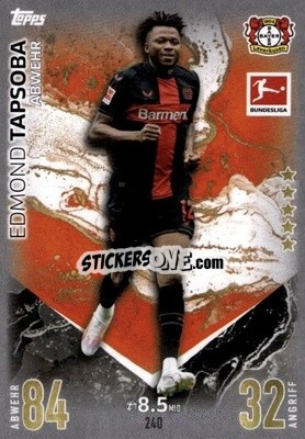 Sticker Edmond Tapsoba - German Fussball Bundesliga 2023-2024. Match Attax
 - Topps