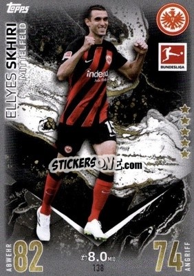 Sticker Ellyes Skhiri - German Fussball Bundesliga 2023-2024. Match Attax
 - Topps
