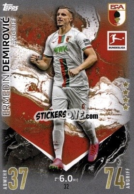 Sticker Ermedin Demirovic - German Fussball Bundesliga 2023-2024. Match Attax
 - Topps