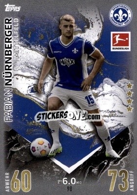 Sticker Fabian Nürnberger - German Fussball Bundesliga 2023-2024. Match Attax
 - Topps