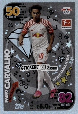 Sticker Fabio Carvalho - German Fussball Bundesliga 2023-2024. Match Attax
 - Topps