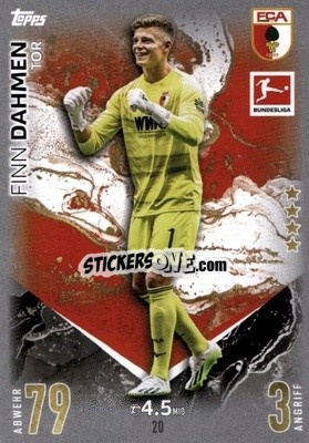 Cromo Finn Dahmen - German Fussball Bundesliga 2023-2024. Match Attax
 - Topps