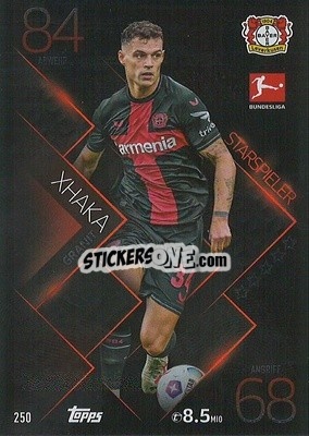 Sticker Granit Xhaka - German Fussball Bundesliga 2023-2024. Match Attax
 - Topps