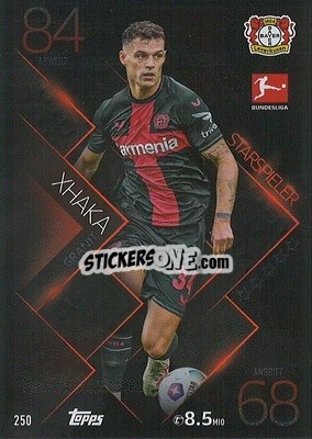 Cromo Granit Xhaka - German Fussball Bundesliga 2023-2024. Match Attax
 - Topps