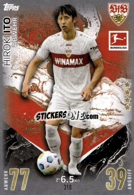 Sticker Hiroki Ito - German Fussball Bundesliga 2023-2024. Match Attax
 - Topps