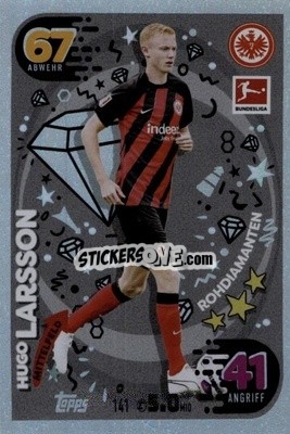 Sticker Hugo Larsson - German Fussball Bundesliga 2023-2024. Match Attax
 - Topps