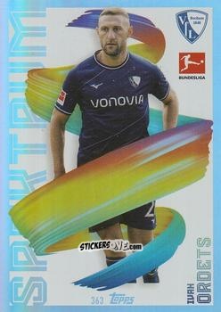 Cromo Ivan Ordets - German Fussball Bundesliga 2023-2024. Match Attax
 n. 363 - Topps