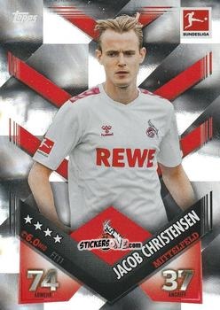Sticker Jacob Christensen - German Fussball Bundesliga 2023-2024. Match Attax
 n. FT11 - Topps