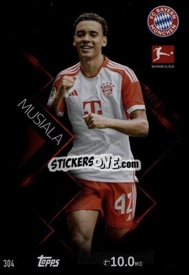 Sticker Jamal Musiala - German Fussball Bundesliga 2023-2024. Match Attax
 - Topps