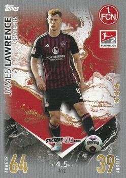 Cromo James Lawrence - German Fussball Bundesliga 2023-2024. Match Attax
 n. 412 - Topps
