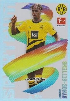Figurina Jamie Bynoe-Gittens - German Fussball Bundesliga 2023-2024. Match Attax
 n. 366 - Topps