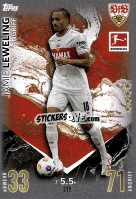 Sticker Jamie Leweling - German Fussball Bundesliga 2023-2024. Match Attax
 - Topps