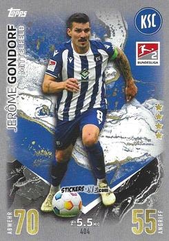 Figurina Jérome Gondorf - German Fussball Bundesliga 2023-2024. Match Attax
 n. 404 - Topps