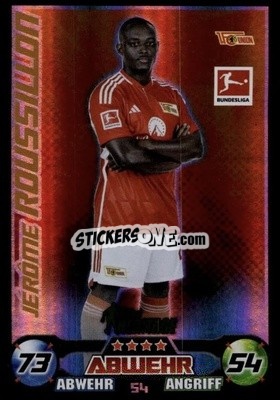 Cromo Jerome Roussillon - German Fussball Bundesliga 2023-2024. Match Attax
 - Topps