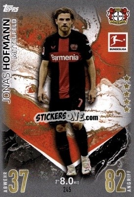 Sticker Jonas Hofmann - German Fussball Bundesliga 2023-2024. Match Attax
 - Topps
