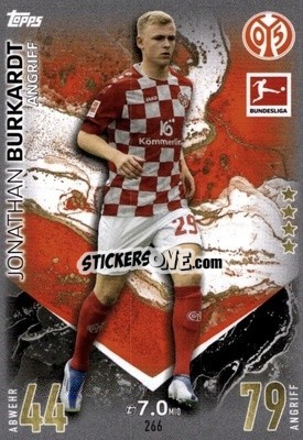 Figurina Jonathan Burkardt - German Fussball Bundesliga 2023-2024. Match Attax
 - Topps