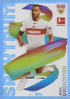 Cromo Josha Vagnoman - German Fussball Bundesliga 2023-2024. Match Attax
 n. 377 - Topps
