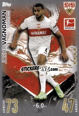 Figurina Josha Vagnoman - German Fussball Bundesliga 2023-2024. Match Attax
 - Topps