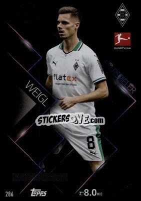 Sticker Julian Weigl - German Fussball Bundesliga 2023-2024. Match Attax
 - Topps