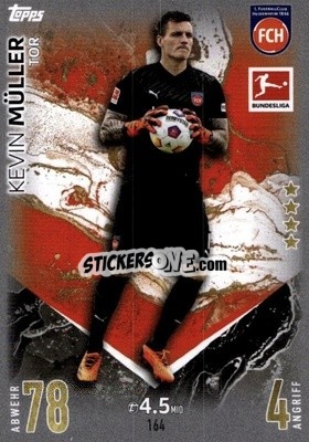 Sticker Kevin Müller - German Fussball Bundesliga 2023-2024. Match Attax
 - Topps