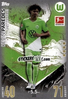 Cromo Kevin Paredes - German Fussball Bundesliga 2023-2024. Match Attax
 - Topps