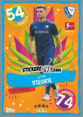 Sticker Kevin Stöger - German Fussball Bundesliga 2023-2024. Match Attax
 - Topps