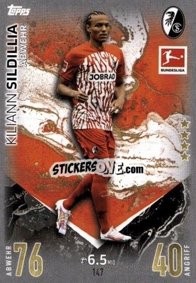 Figurina Kiliann Sildilla - German Fussball Bundesliga 2023-2024. Match Attax
 - Topps