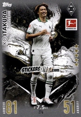 Sticker Ko Itakura - German Fussball Bundesliga 2023-2024. Match Attax
 - Topps