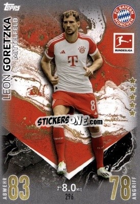 Sticker Leon Goretzka - German Fussball Bundesliga 2023-2024. Match Attax
 - Topps