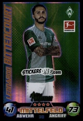 Sticker Leonardo Bittencourt - German Fussball Bundesliga 2023-2024. Match Attax
 - Topps